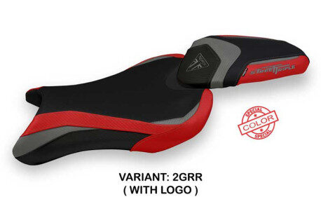HOUSSE DE SELLE COMPATIBLE TRIUMPH STREET TRIPLE (17-22) SARZANA MODÈLE SPECIAL
