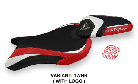 HOUSSE DE SELLE COMPATIBLE TRIUMPH STREET TRIPLE (17-22) SARZANA MODÈLE SPECIAL