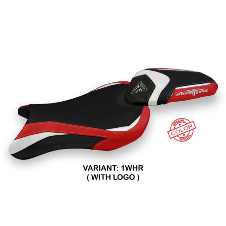 HOUSSE DE SELLE COMPATIBLE TRIUMPH STREET TRIPLE (17-22) SARZANA MODÈLE SPECIAL
