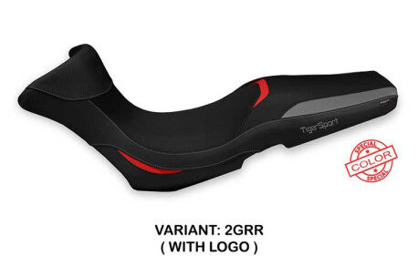 HOUSSE DE SELLE COMPATIBLE  TRIUMPH TIGER 1050 SPORT (13-20) - MODÈLE JULFA SPEC