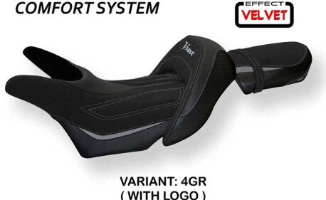 HOUSSE DE SELLE COMPATIBLE YAMAHA V-MAX 1700 (08-17) MODÈLE ODESSA VELVET
