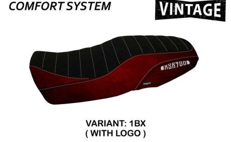HOUSSE DE SELLE COMPATIBLE  YAMAHA XSR 900 (16-20) MODÈLE PUERTO RICO 1 VINTAGE