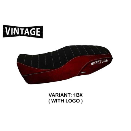 HOUSSE DE SELLE COMPATIBLE  YAMAHA XSR 900 (16-20) MODÈLE PUERTO RICO 1 VINTAGE