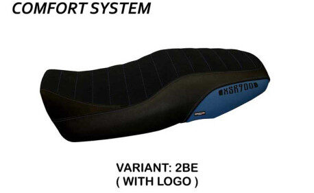 HOUSSE DE SELLE COMPATIBLE  YAMAHA XSR 900 (16-20) MODÈLE PUERTO RICO 5