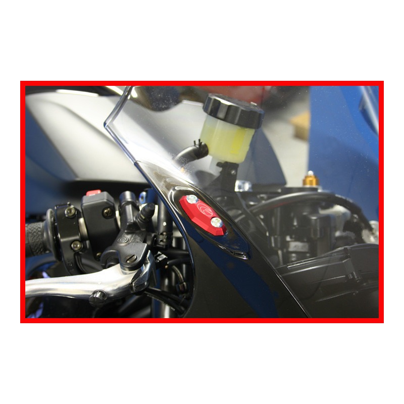 KAWASAKI ER6 / ZX6R / YAMAHA R1 OBTURATEURS DE RETROVISEURS EVOTECH