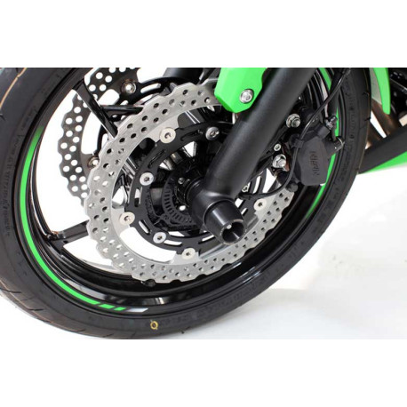 KAWASAKI Z650 / NINJA 650R ROULETTES DE PROTECTION ROUE AVANT EVOTECH