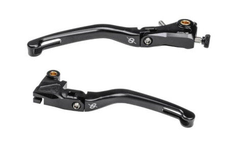 KAWASAKI ZX10R KIT LEVIER FREIN ET EMBRAYAGE REPLIABLE ALU TAILLE MASSE BONAMICI