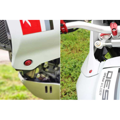 KIT 4 VIS DE TETE DE FOURCHE CNC RACING DUCATI DESERT X