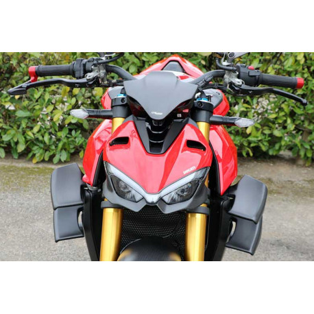 Kit Ailerons Carbone Mat CNC Racing Ducati Streetfignter V4 et V2