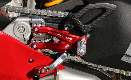 KIT COMMANDE RECULEES RPS EDITION LIMITEE TEAM PRAMAC PANIGALE V4R