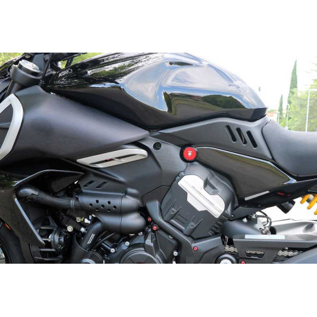 KIT DE 2 BOUCHONS DE CADRE CNC RACING DUCATI DIAVEL V4