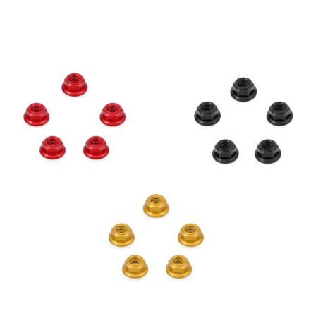 KIT ECROUS POUR BRIDE PORTE COURONNE 5 TROUS MV AGUSTA/DUCATI