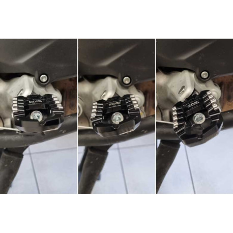 KIT REPOSE-PIEDS TOURING PASSAGER CNC RACING - SYSTÈME DE MONTAGE AVANCÉ