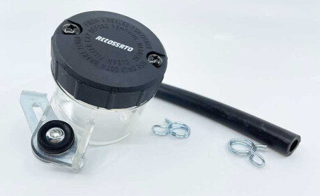 KIT RESERVOIR DE FLUIDE 45ML TRANSPARENTETDURITEETFIXATION INOX ET CLAMP