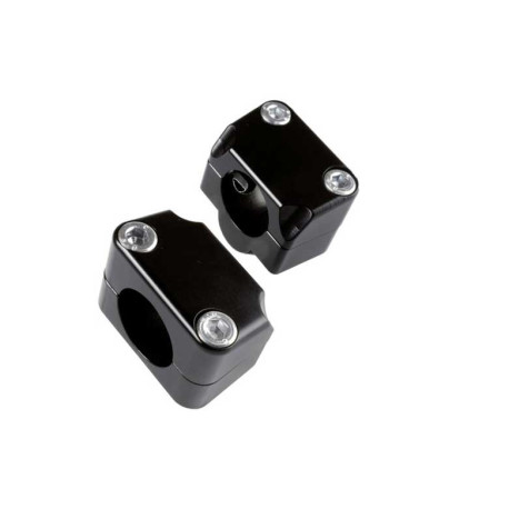 Kit risers Accossato + 28 mm et kit de transformation pour guidon Ø22mm - Ø28