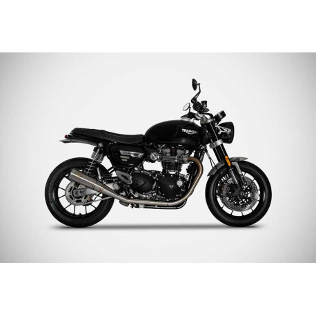 KIT SILENCIEUX ZARD MODELE CONIQUE INOX E5 TRIUMPH SPEED TWIN
