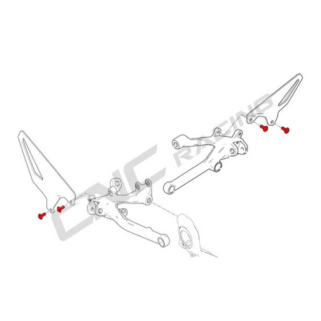 KIT VIS FIXATION PARE TALON CNC RACING