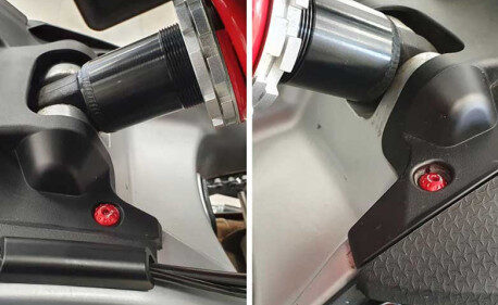 KIT VIS GARDE BOUE ARRIERE APRILIA RS 660 CNC RACING