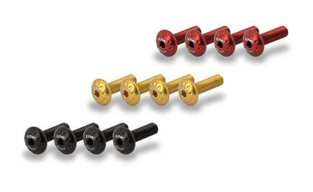 KIT VISSERIE CNC RACING COQUE ARRIERE DUCATI ROUGE