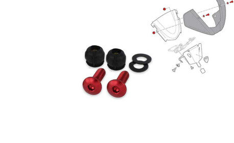 KIT VISSERIE TETE DE FOURCHE CNC RACING DUCATI