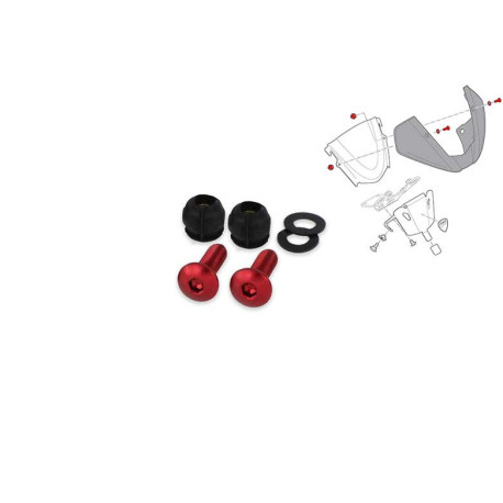 KIT VISSERIE TETE DE FOURCHE CNC RACING DUCATI