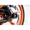 KTM 390 DUKE 2024+ ROULETTES DE PROTECTION ROUE AVANT EVOTECH