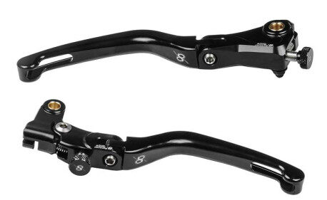 KTM 790 DUKE KIT LEVIER FREIN ET EMBRAYAGE REPLIABLE ALU TAILLE MASSE BONAMICI