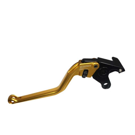 Levier d'embrayage fixe Accossato pour motos, en Aluminium CNC