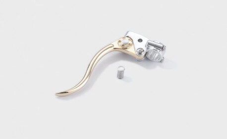 LEVIER D EMBRAYAGE KUSTOM TECH EN LAITON ET ALUMINIUM POLI
