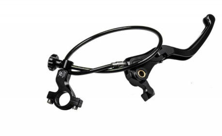 LEVIER DE FREIN 16X18 - 19X18 REPLIABLE AVEC GARDE DEPORTEE A GAUCHE ALU TAILLE