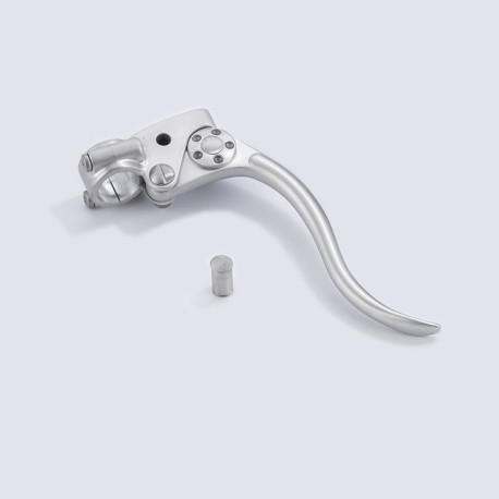 LEVIER DE FREIN KUSTOM TECH EN ALUMINIUM SATINE