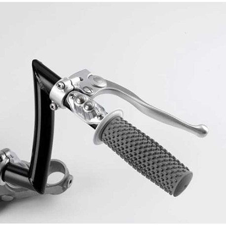 LEVIER DE FREIN KUSTOM TECH EN ALUMINIUM SATINE