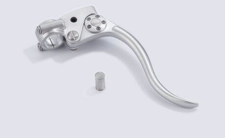 LEVIER DE FREIN KUSTOM TECH EN ALUMINIUM SATINE