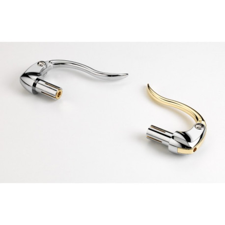 LEVIER RETRO LINE KUSTOM TECH CHROME ET LAITON POLI