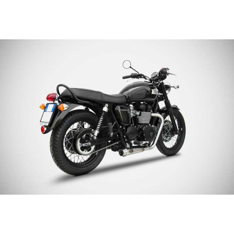 Ligne complète 2 en 2 inox Triumph bonneville Zard