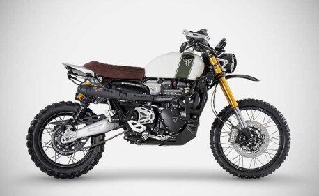 LIGNE COMPLETE 2 SORTIES INOX ZARD TRIUMPH SCRAMBLER 1200