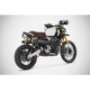 LIGNE COMPLETE 2 SORTIES INOX ZARD TRIUMPH SCRAMBLER 1200