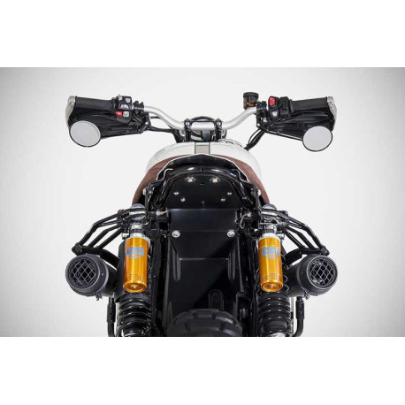 LIGNE COMPLETE 2 SORTIES INOX ZARD TRIUMPH SCRAMBLER 1200