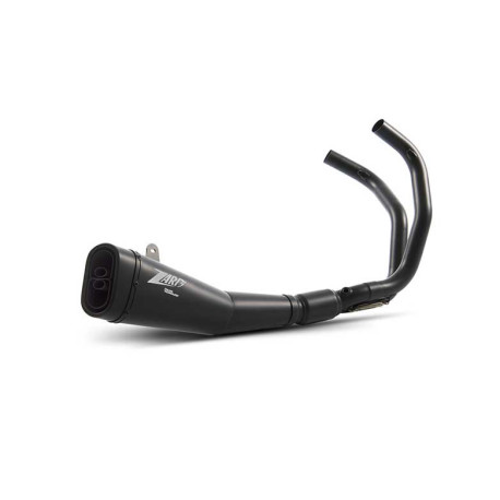 Ligne complète d'échappement basse inox mt07 et xsr 700 Zard