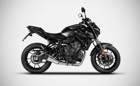 Ligne complète d'échappement basse inox mt07 et xsr 700 Zard