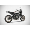 Ligne complète d'échappement basse inox mt07 et xsr 700 Zard