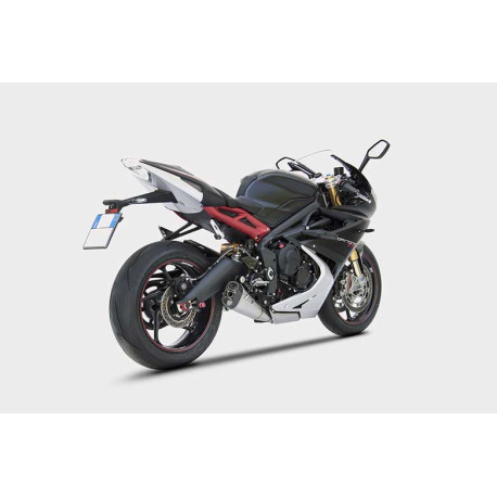 Ligne complète d'échappement basse inox  Zard DAYTONA 675