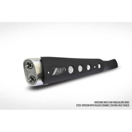 Ligne complète d'échappement haute carbu version short Zard