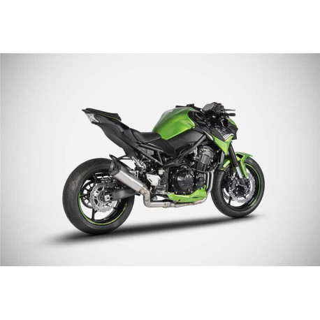 Ligne complète d'échappement inox 4 en 1 Kawasaki Z900 Zard
