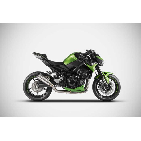 Ligne complète d'échappement inox 4 en 1 Kawasaki Z900 Zard