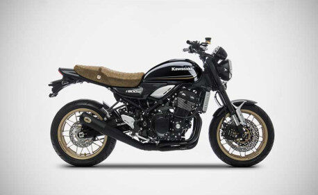 Ligne complète d'échappement inox 4 en 1 Kawasaki z900rs Zard