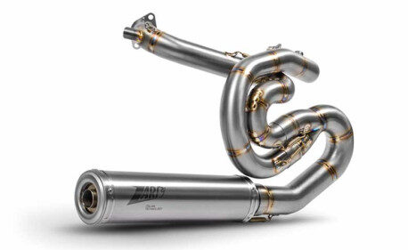 Ligne complète d'échappement inox carbone Zard