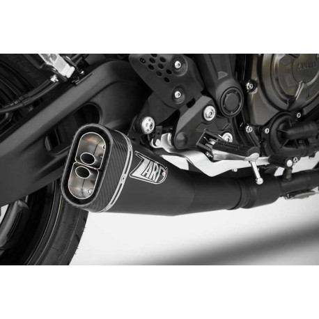 Ligne complète d'échappement inox mt07 Zard