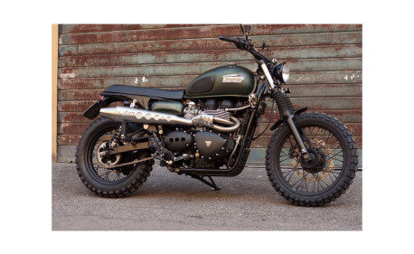 LIGNE COMPLETE ZARD CONIQUE HAUTE TRIUMPH SCRAMBLER 900 - CARBURATOR/INJECTION