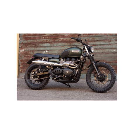 LIGNE COMPLETE ZARD CONIQUE HAUTE TRIUMPH SCRAMBLER 900 - CARBURATOR/INJECTION